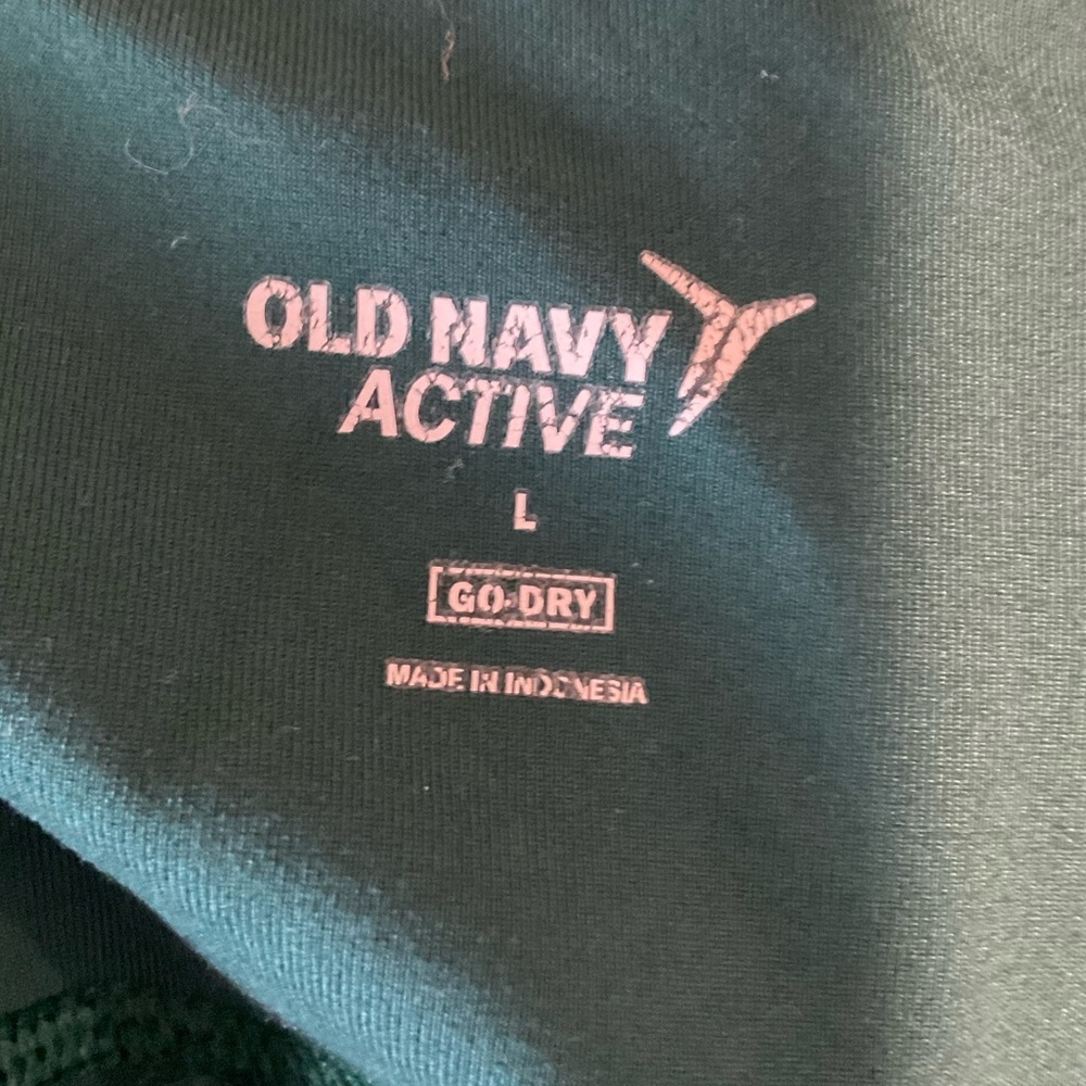 Old Navy Kelly Green 7/8 Length Leggings Size Large - Picture 4 of 4
